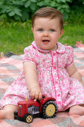 Daisy Button-Front Dress & Bloomers